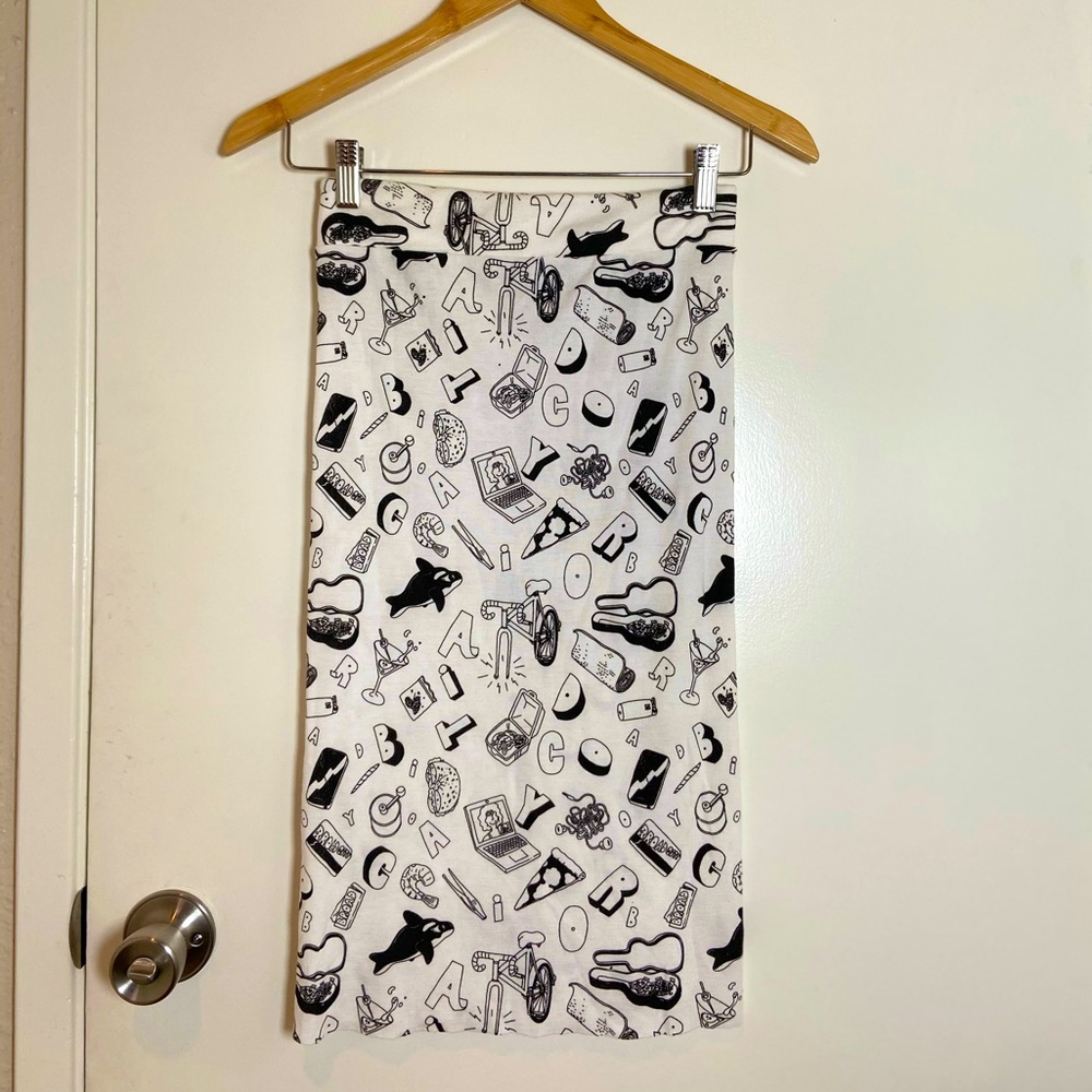 WILDFOX Couture Broad City Themed Skirt